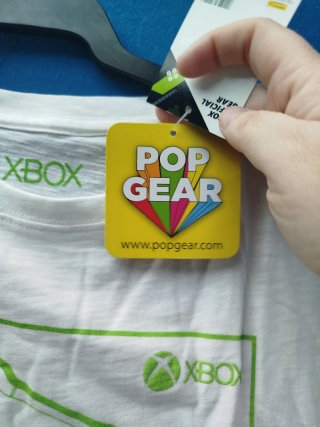 Camiseta Oficial Xbox Blanca Nueva con Etiquetas
