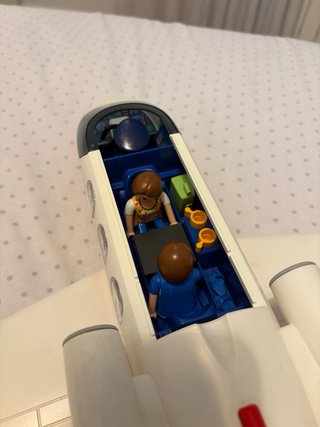 Avión Playmobil Jet Blanco