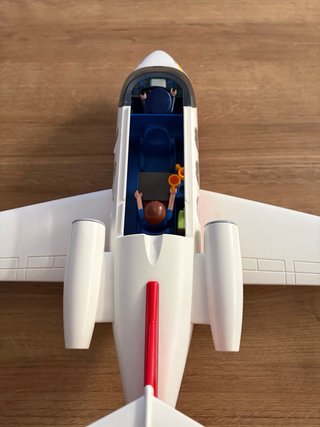 Avión Playmobil Jet Blanco