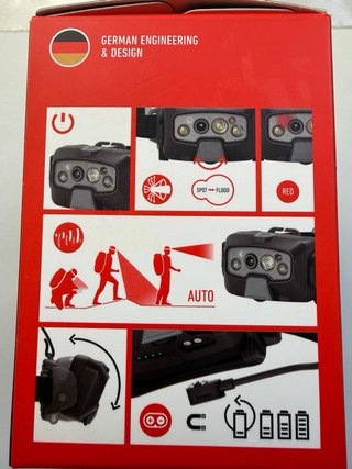 Linterna Ledlenser HF8R Core