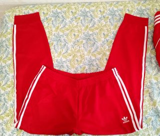 Conjunto Adidas SST Tracksuit Rojo -  Hombre