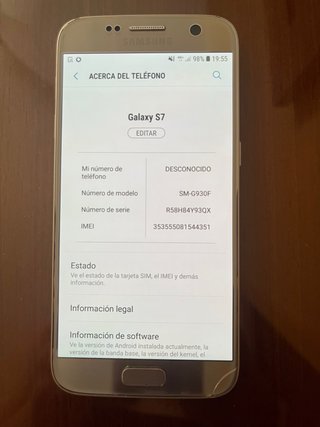 Samsung Galaxy S7 Plata