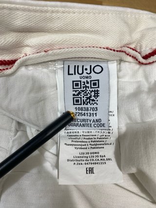 Jeans bianco uomo Liu Jo taglia IT 48