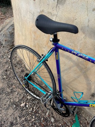 Bicicleta de carretera Peugeot azul/morado