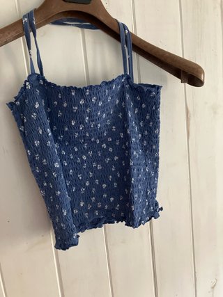 Top floral Mango Talla L