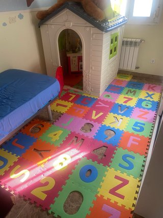 Alfombra infantil foam letras y números