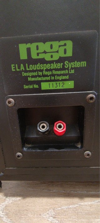 Rega Ela MK1 Columnas altavoces Hi-Fi Ingleses