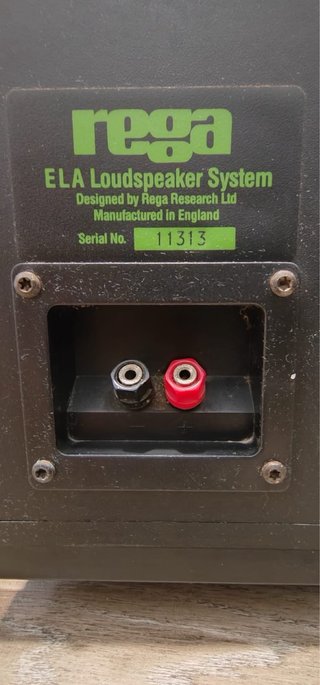 Rega Ela MK1 Columnas altavoces Hi-Fi Ingleses