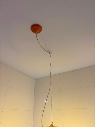 Lampada a sospensione Kartell arancione