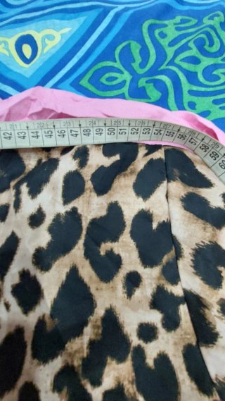 Camicia donna fantasia leopardata taglia 54