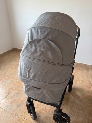 Carrito Bebé Kinderkraft Gris + Sillita coche