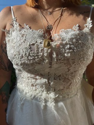 Vestido de Novia Escote Corazón