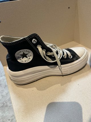 Converse plataforma negras