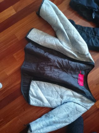 Chaqueta de moto AXO negra talla XL