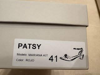 Sandalias Patsy Mariana Kitten Rojo Talla 41