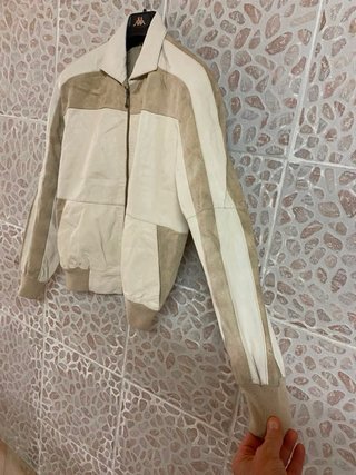 Giacca bomber in vera pelle leggera vintage