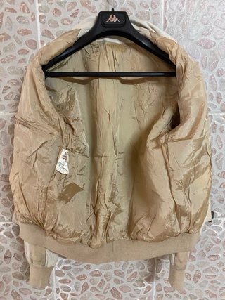 Giacca bomber in vera pelle leggera vintage