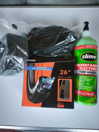Líquido sellante Slime anti pinchazos