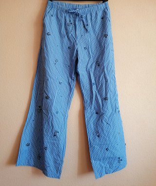 Conjunto Rayas Flores Bordadas