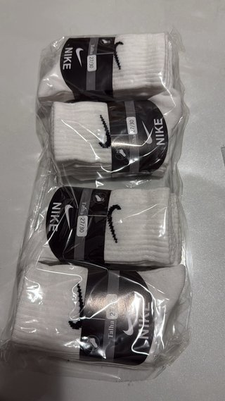 Meias Nike Brancas Tamanho 35 (3 Pares)