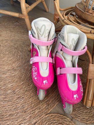 Patines en línea Barbie rosas