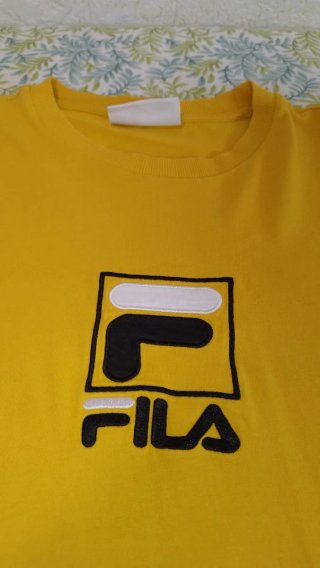 Camiseta Fila Amarilla Talla XL/L