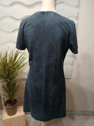 Vestido azul plomo "Smash"