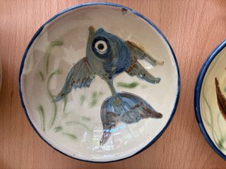Cerámica La Bisbal - Platos y Cuencos Peces