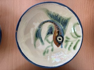 Cerámica La Bisbal - Platos y Cuencos Peces