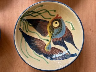 Cerámica La Bisbal - Platos y Cuencos Peces