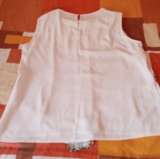 Blusa blanca  mujer