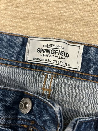 Pantalón corto vaquero Springfield