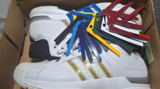 Zapatillas Adidas Neo Blancas + tiras intercambles