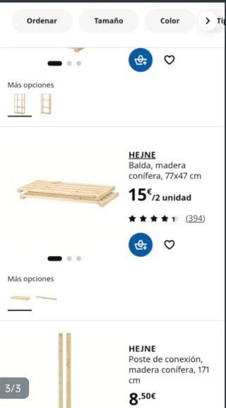 Scaffali in legno Hejne