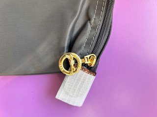 Bolso Longchamp Negro y Marrón Talla L