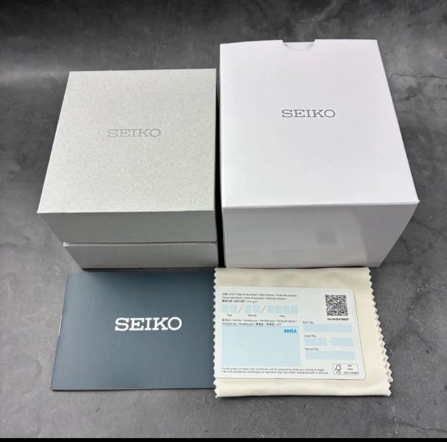 🇯🇵 Seiko Cronógrafo Nuevo y Caja