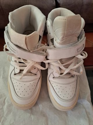 Adidas Forum High Beige/Blanco Talla 44