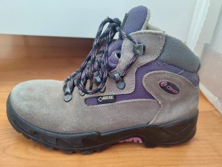 Botas Goretex Chiruca Marrón y Morado Talla 37