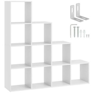 Libreria Talisa con 10 scomparti aperti, design a cubo