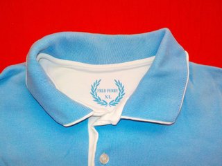 Polo Fred Perry Celeste Talla XL