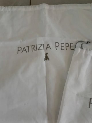 Sacchetti Patrizia Pepe bianchi in tessuto