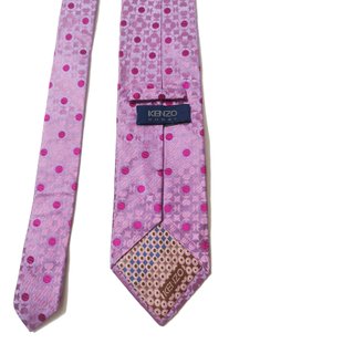 Kenzo Homme / Corbata 100% seda jacquard rosa