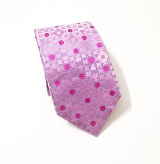 Kenzo Homme / Corbata 100% seda jacquard rosa