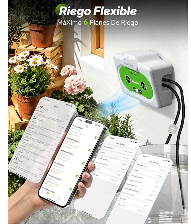Sistema Riego Automático WiFi RAINPOINT