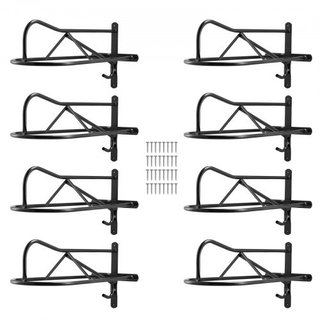 Wall Mount Saddle Rack, 27.3 x 16.3 x 12.5 in, 8 Packs