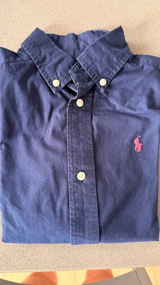 Camisa Polo Ralph Lauren Azul Marino Talla 3
