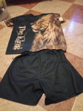 Conjunto Verano León T-shirt y Shorts