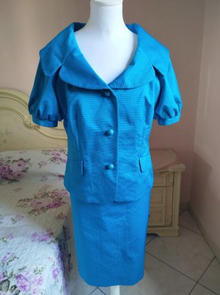 Completo Moschino Blu Elettrico