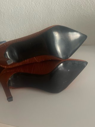 Tacones aguja naranjas