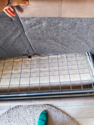 Sofá Cama Beige/Marrón